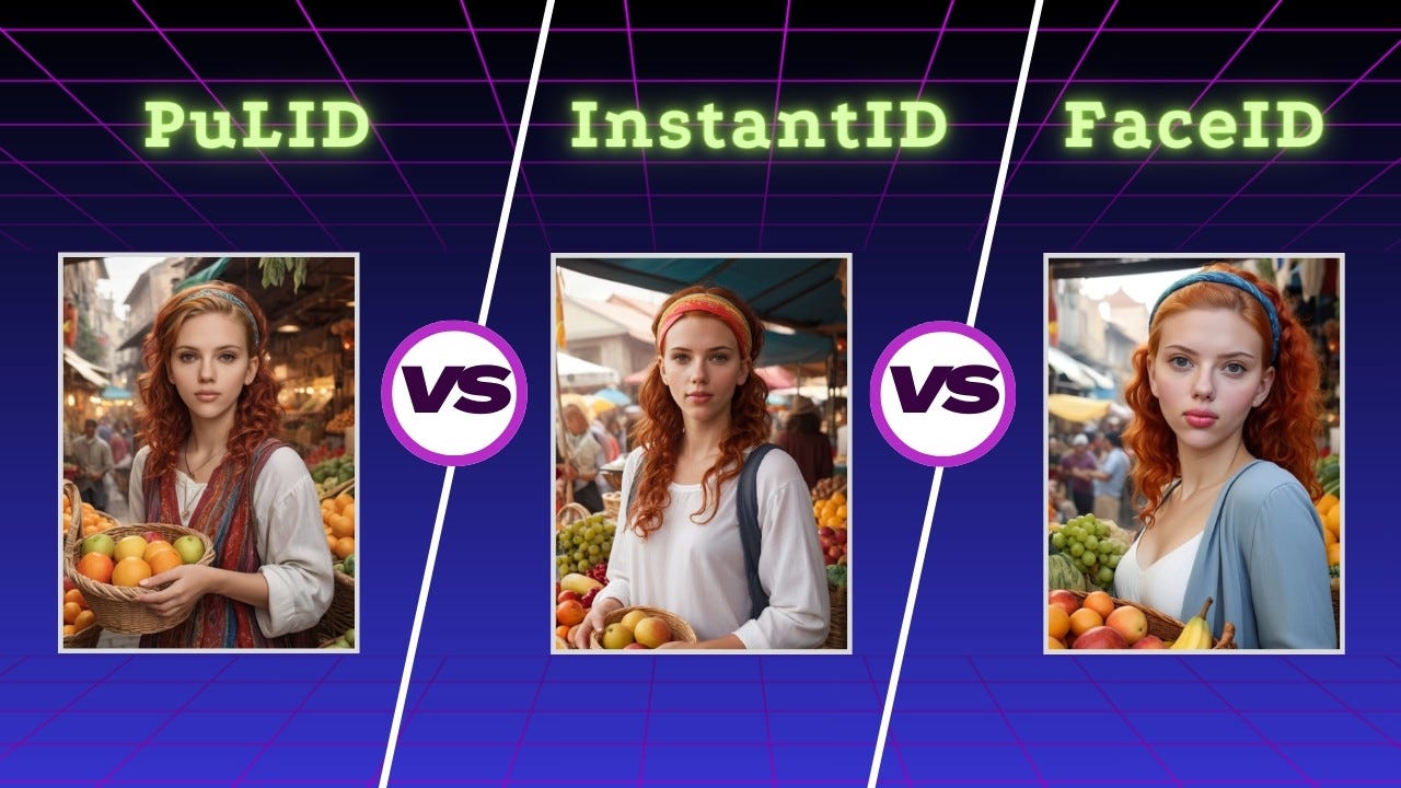InstantID vs PuLID vs FaceID: Ultimate Face Swap Comparison - comfyui category tutorial