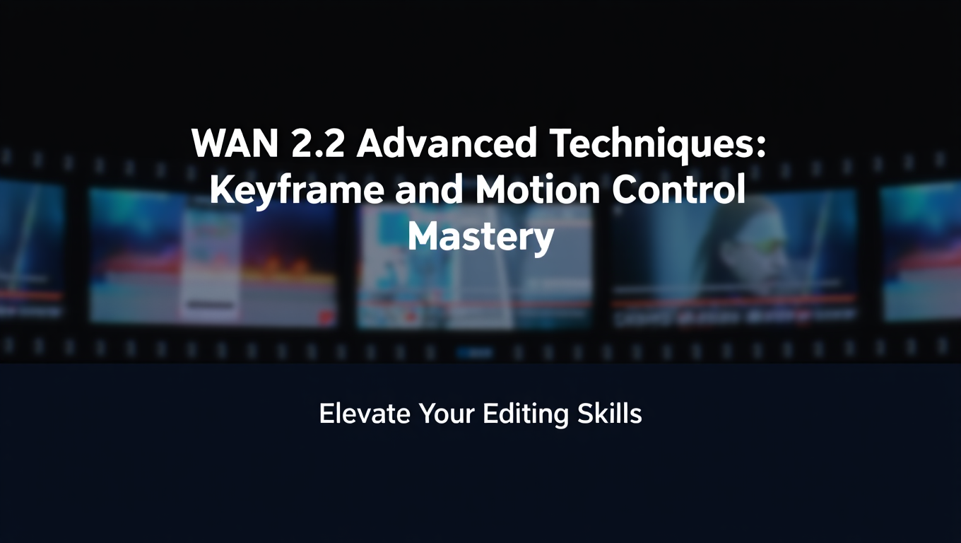WAN 2.2 Advanced Techniques: Keyframe and Motion Control Mastery - comfyui category tutorial