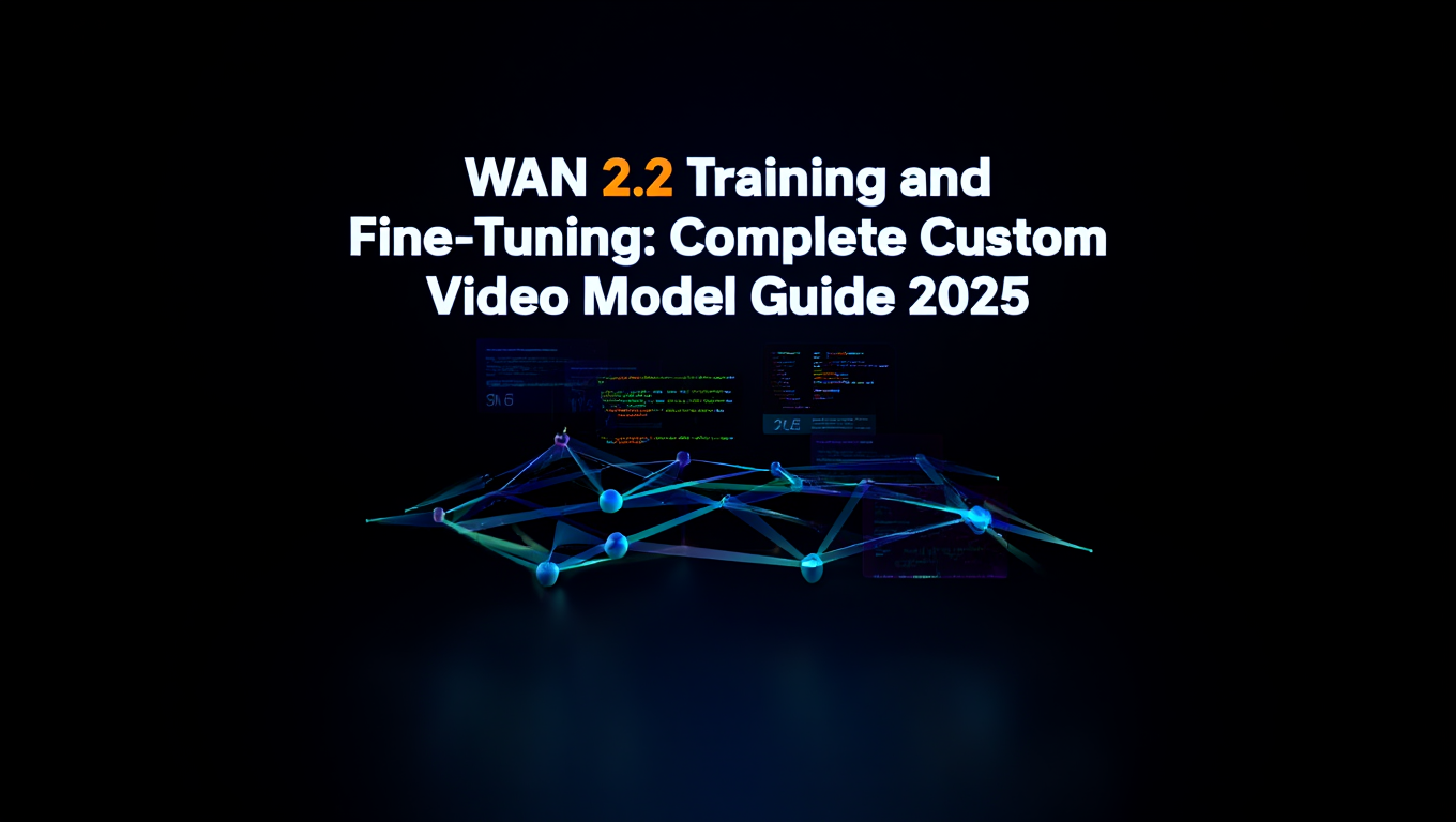 WAN 2.2 Training and Fine-Tuning: Complete Custom Video Model Guide 2025 - comfyui category tutorial
