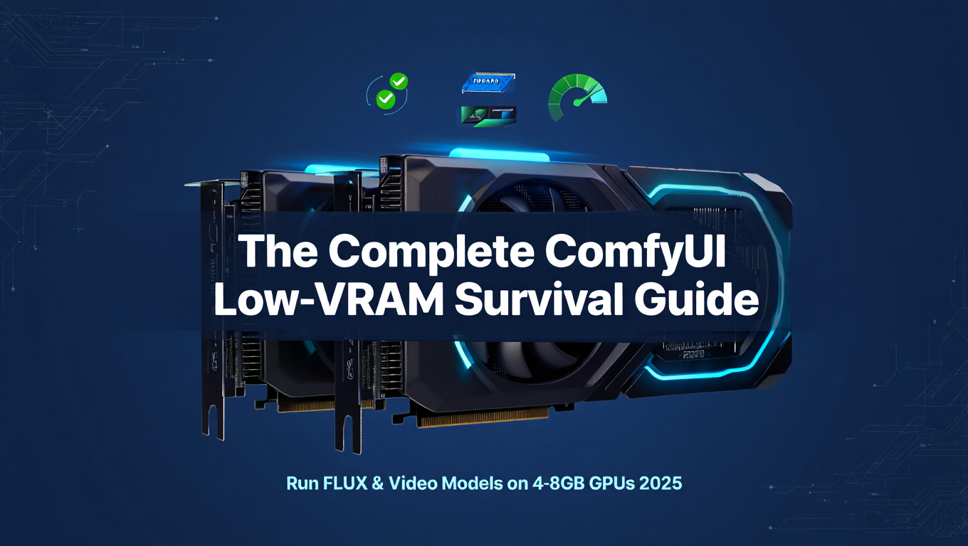 The Complete ComfyUI Low-VRAM Survival Guide - Run FLUX & Video Models on 4-8GB GPUs 2025 - comfyui category tutorial
