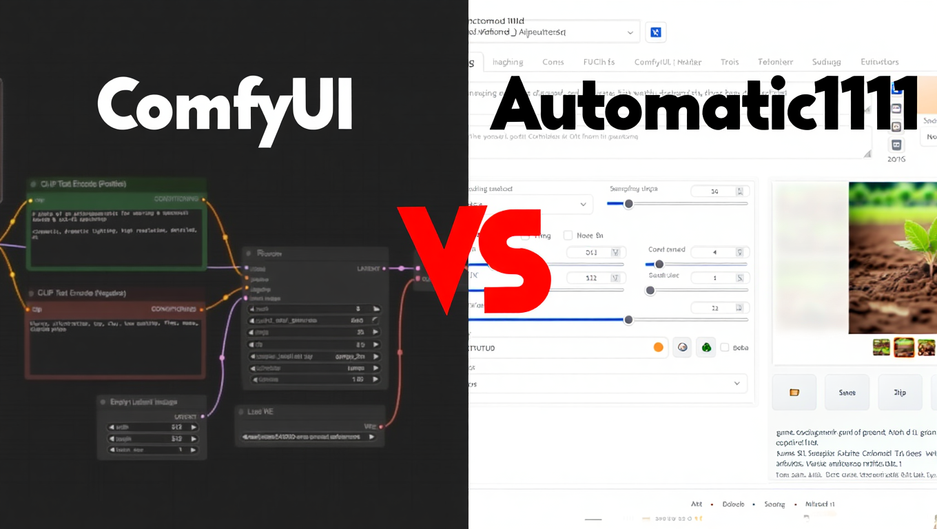 ComfyUI vs Automatic1111 (2025) - The Honest Comparison - Tutorial tagged with ai-image-generation