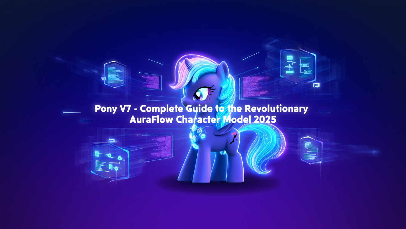 Pony V7 - Complete Guide to the Revolutionary AuraFlow Character Model 2025 by Kevin - AI Image Generation tutorial