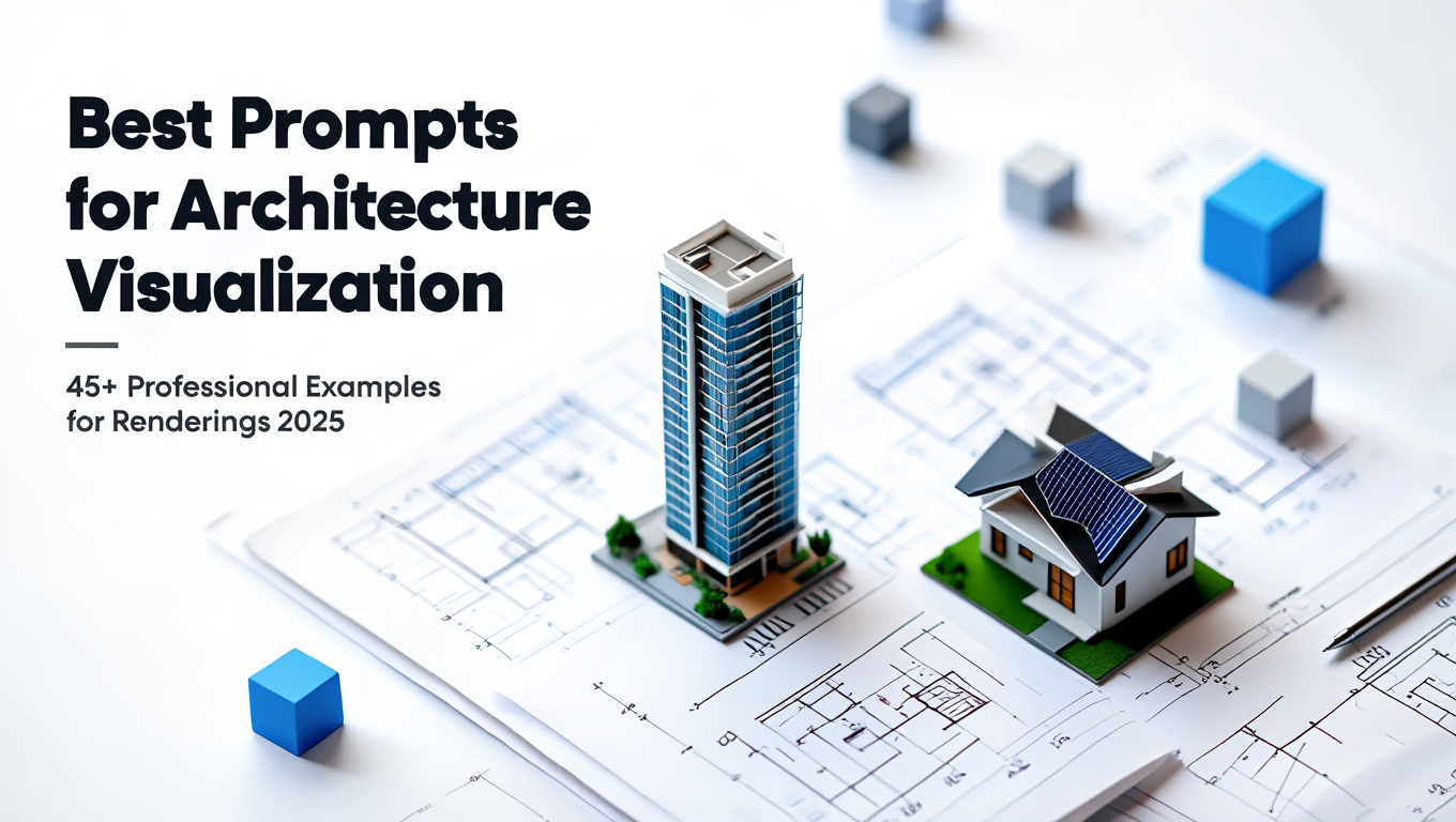 Best Prompts for Architecture Visualization Renderings by Kevin - AI Image Generation tutorial