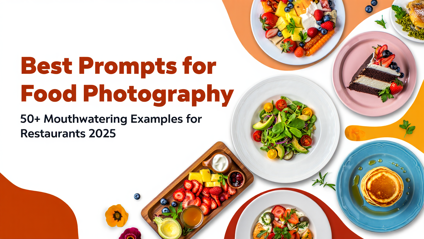 Best Prompts for Food Photography - 50+ Mouthwatering Examples for Restaurants 2025 by Kevin - AI Image Generation tutorial