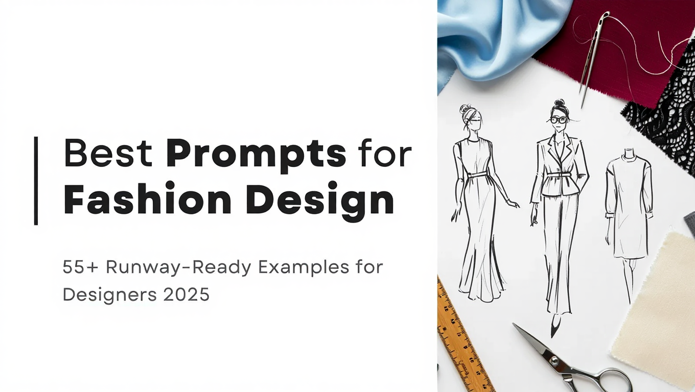 Best Prompts for Fashion Design - 55+ Runway-Ready Examples for Designers 2025 - Tutorial tagged with stable-diffusion
