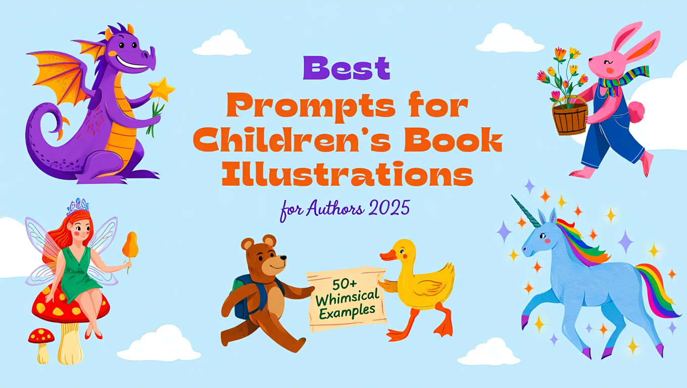 Best Prompts for Children's Book Illustrations by Kevin - AI Image Generation tutorial