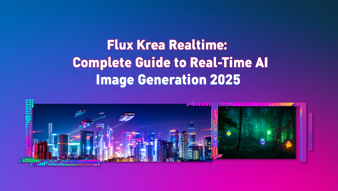 Flux Krea Realtime: Complete Guide to Real-Time AI Image Generation 2025 - Tutorial tagged with ai-image-generation