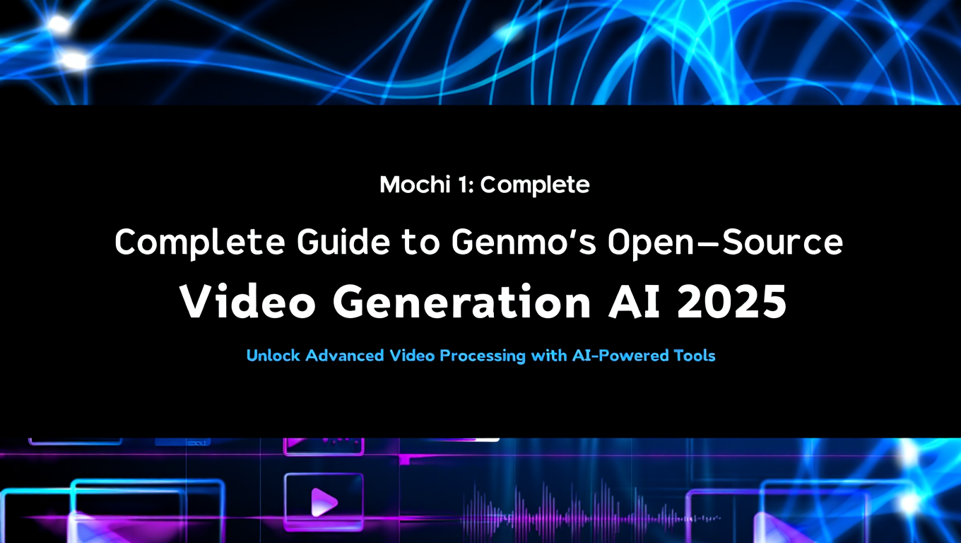 Mochi 1: Complete Guide to Genmo's Open-Source Video Generation AI 2025 by Kevin - AI Image Generation tutorial