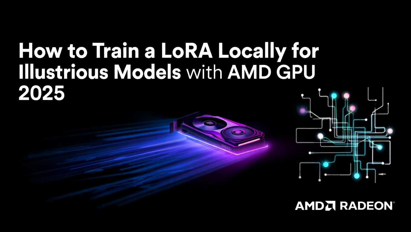 How to Train a LoRA Locally for Illustrious Models with AMD GPU 2025 - Tutorial tagged with lora-training