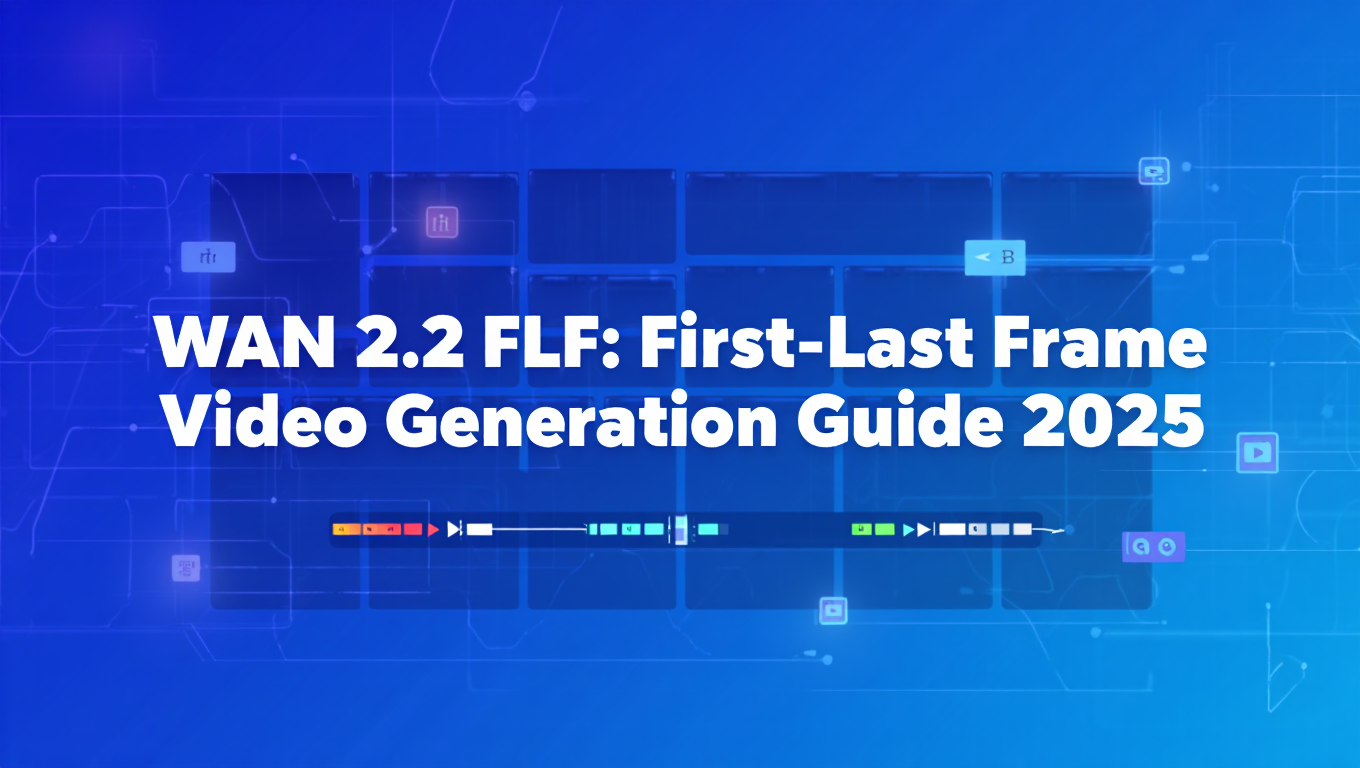 WAN 2.2 FLF: First-Last Frame Video Generation Guide 2025 - comfyui category tutorial