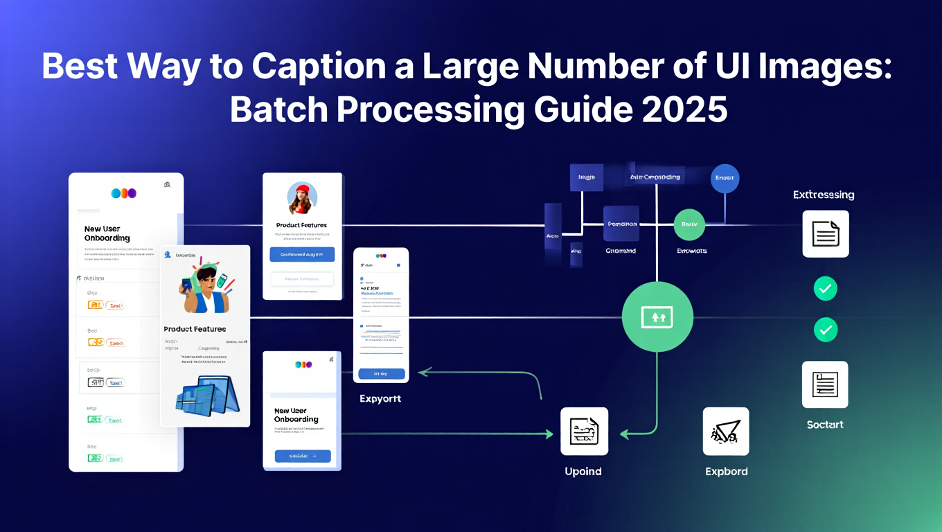 Best Way to Caption a Large Number of UI Images: Batch Processing Guide 2025 by Kevin - AI Image Generation tutorial