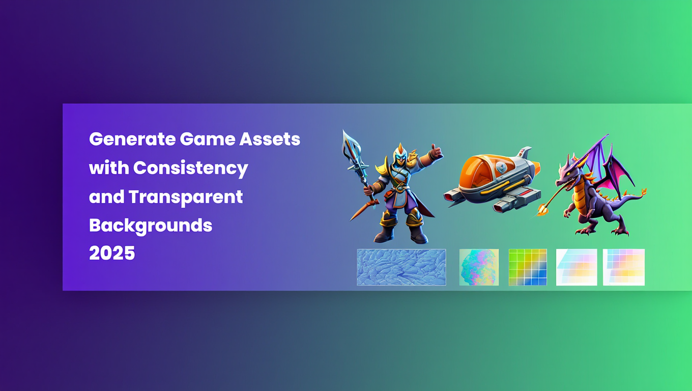 Generate Game Assets with Consistency and Transparent Backgrounds 2025 - Tutorial tagged with ComfyUI