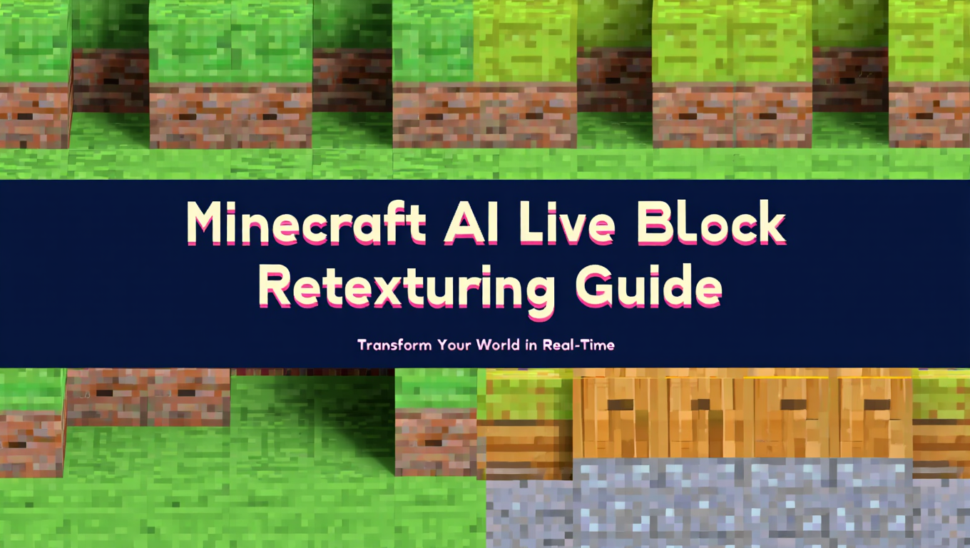 Minecraft AI Live Block Retexturing Guide: Transform Your World in Real-Time by Kevin - AI Image Generation tutorial