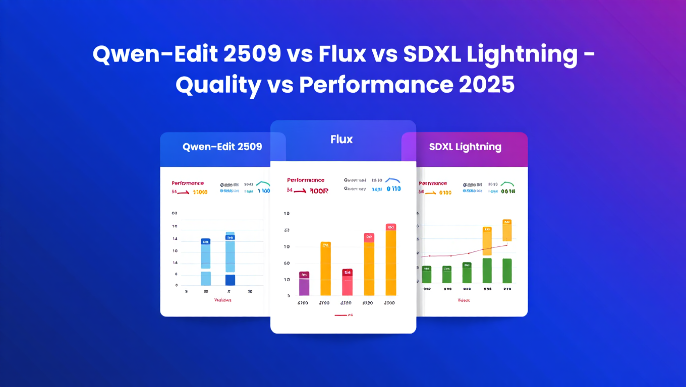 Qwen-Edit 2509 vs Flux vs SDXL Lightning - Quality vs Performance 2025 - Tutorial tagged with FLUX