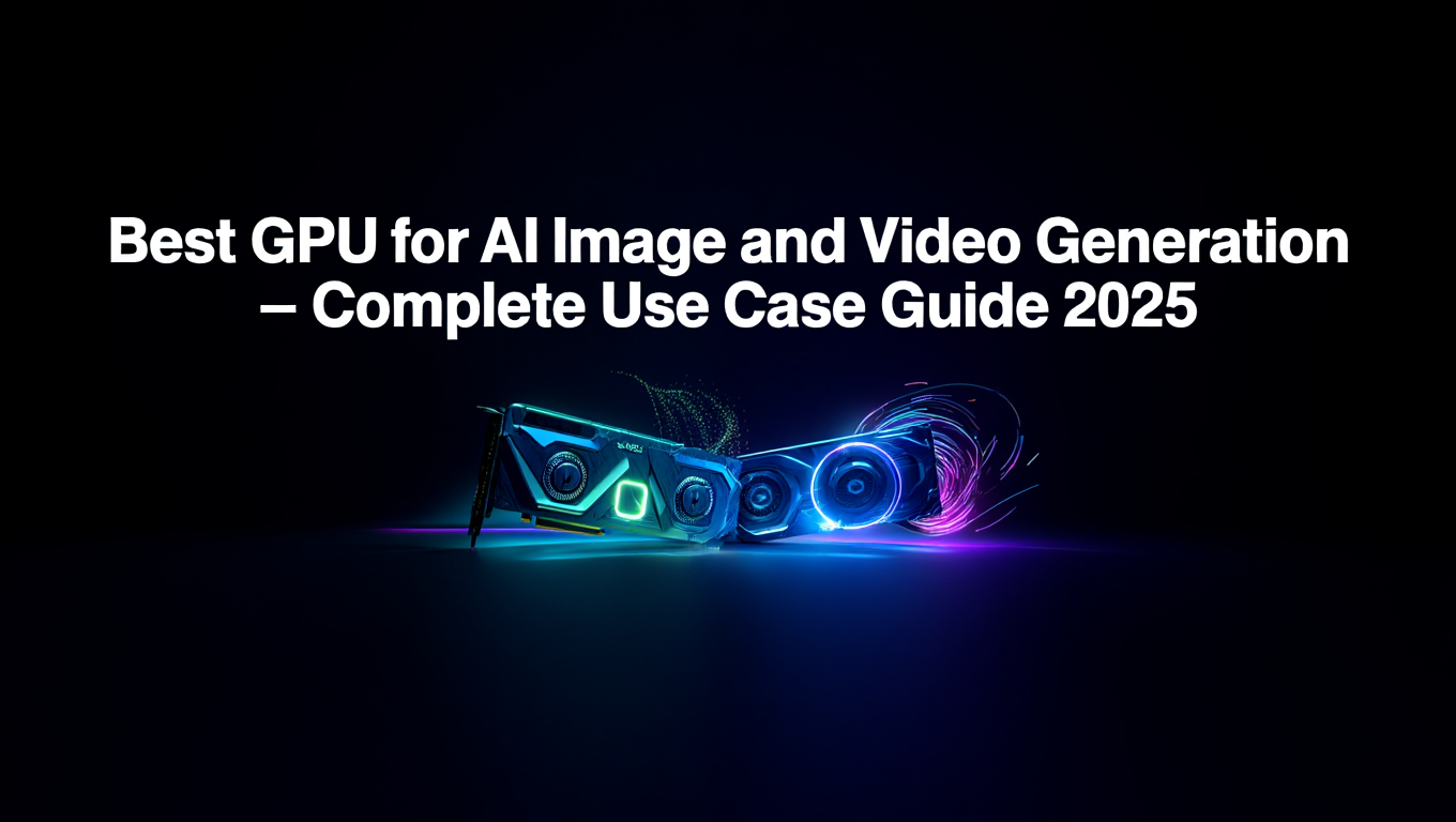 Best GPU for AI Image and Video Generation - Complete Use Case Guide 2025 - Tutorial tagged with FLUX
