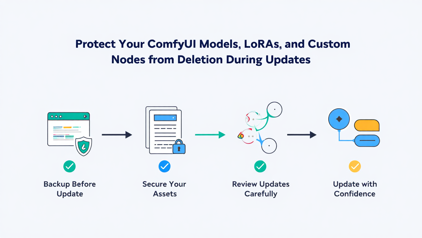 Protect ComfyUI Models and LoRAs from Updates - comfyui category tutorial