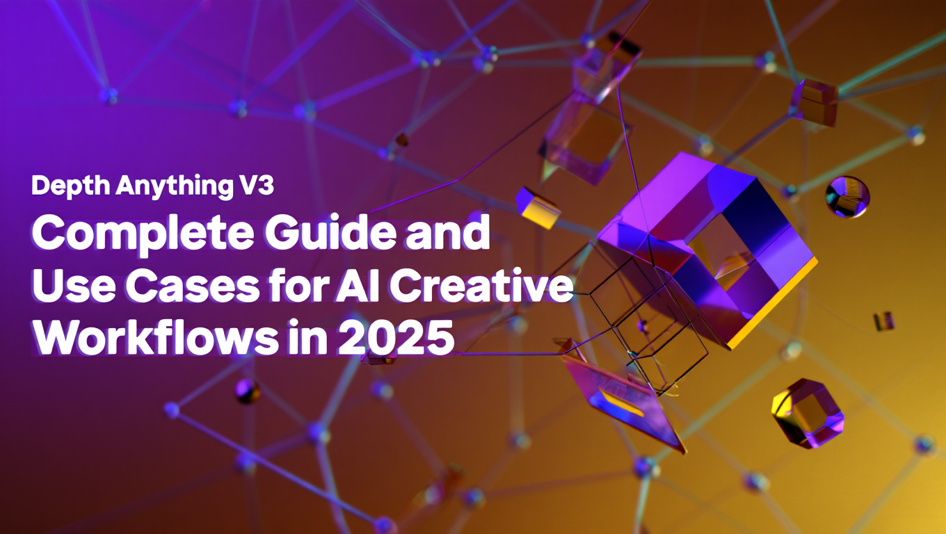 Depth Anything V3 Complete Guide and Use Cases for AI Creative Workflows in 2025 - comfyui category tutorial