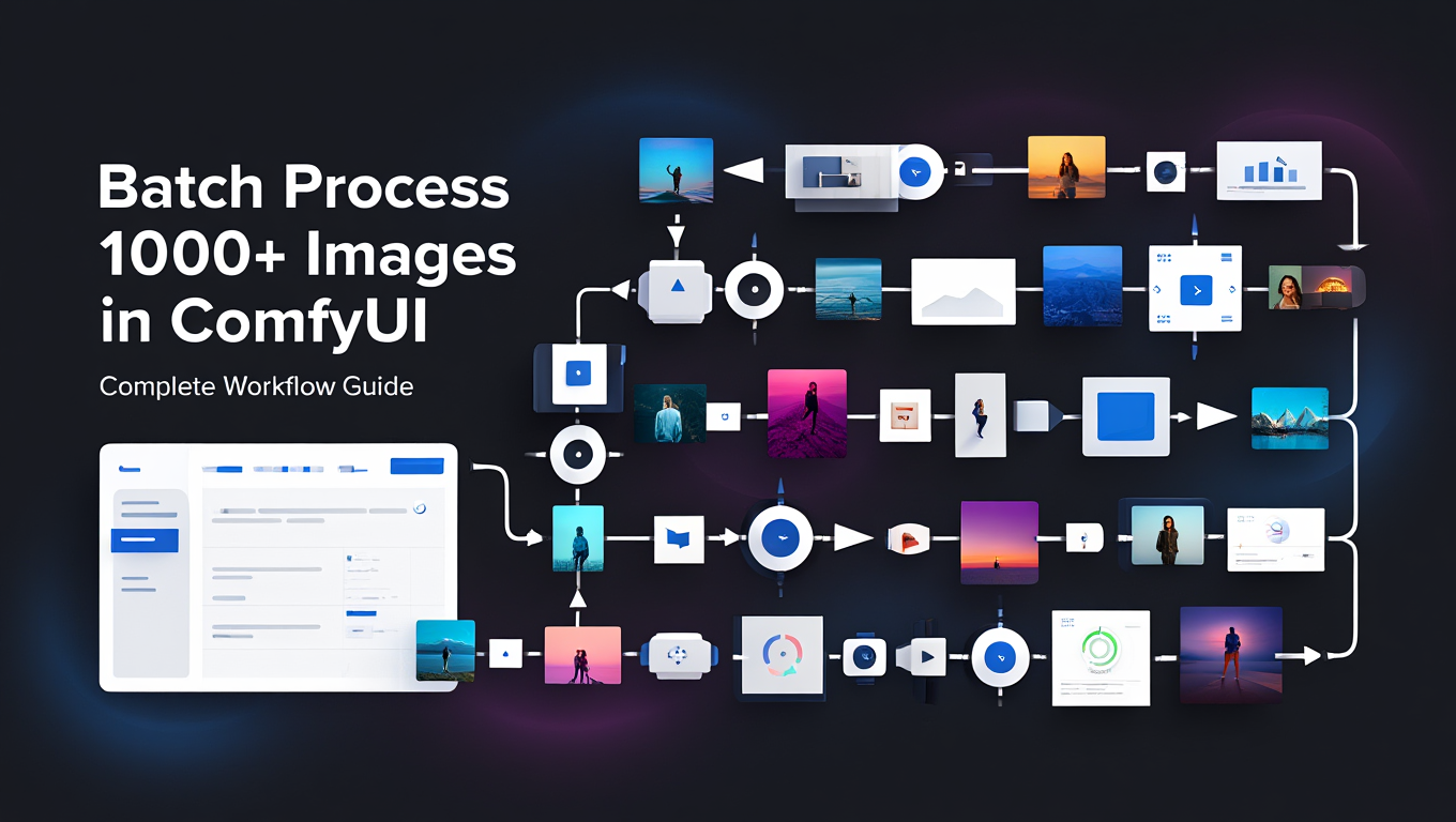 Batch Process 1000+ Images in ComfyUI - Complete Workflow Guide - comfyui category tutorial