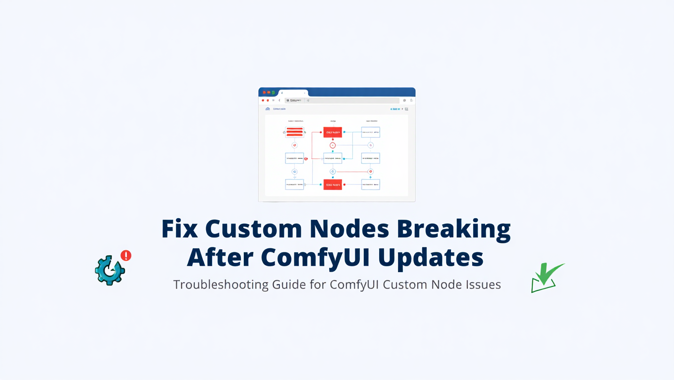 Fix Custom Nodes Breaking After ComfyUI Updates - comfyui category tutorial