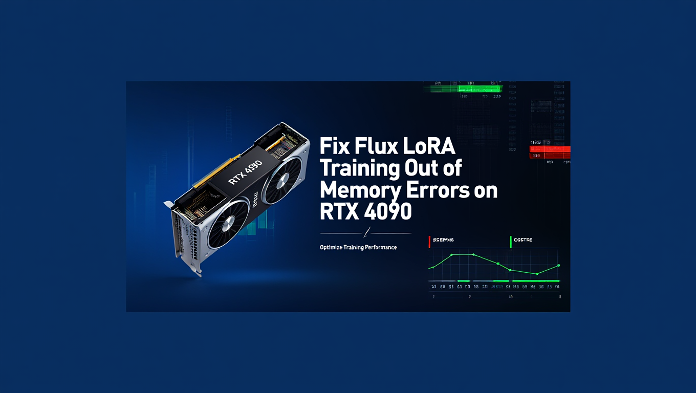 Fix Flux LoRA Training Out of Memory Errors on RTX 4090 - Tutorial tagged with FLUX
