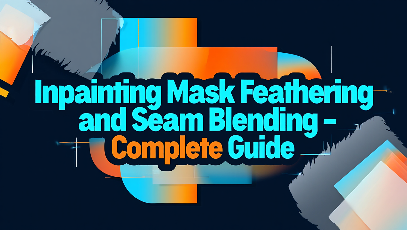 Inpainting Mask Feathering and Seam Blending - Complete Guide - Tutorial tagged with ComfyUI