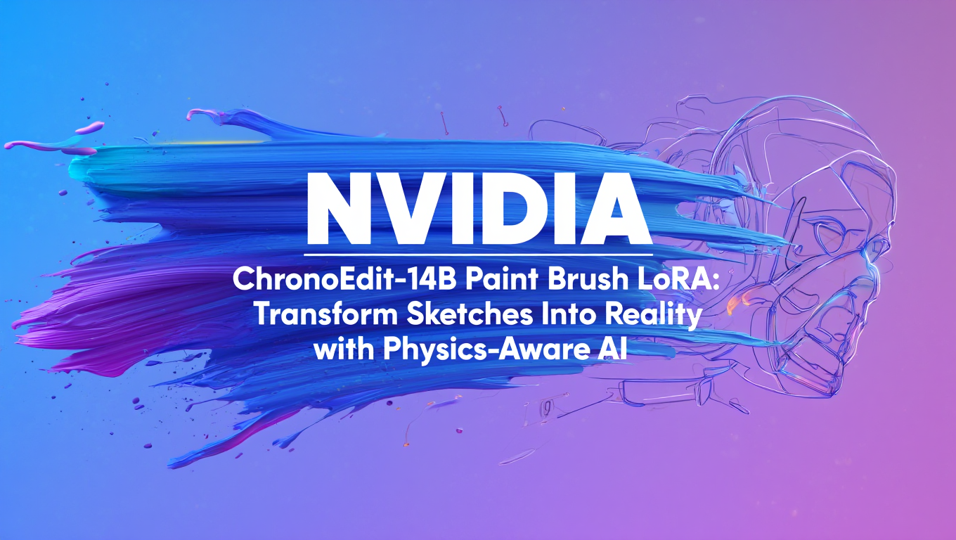 NVIDIA ChronoEdit-14B Paint Brush LoRA: Transform Sketches Into Reality with Physics-Aware AI - Tutorial tagged with ai-image-generation