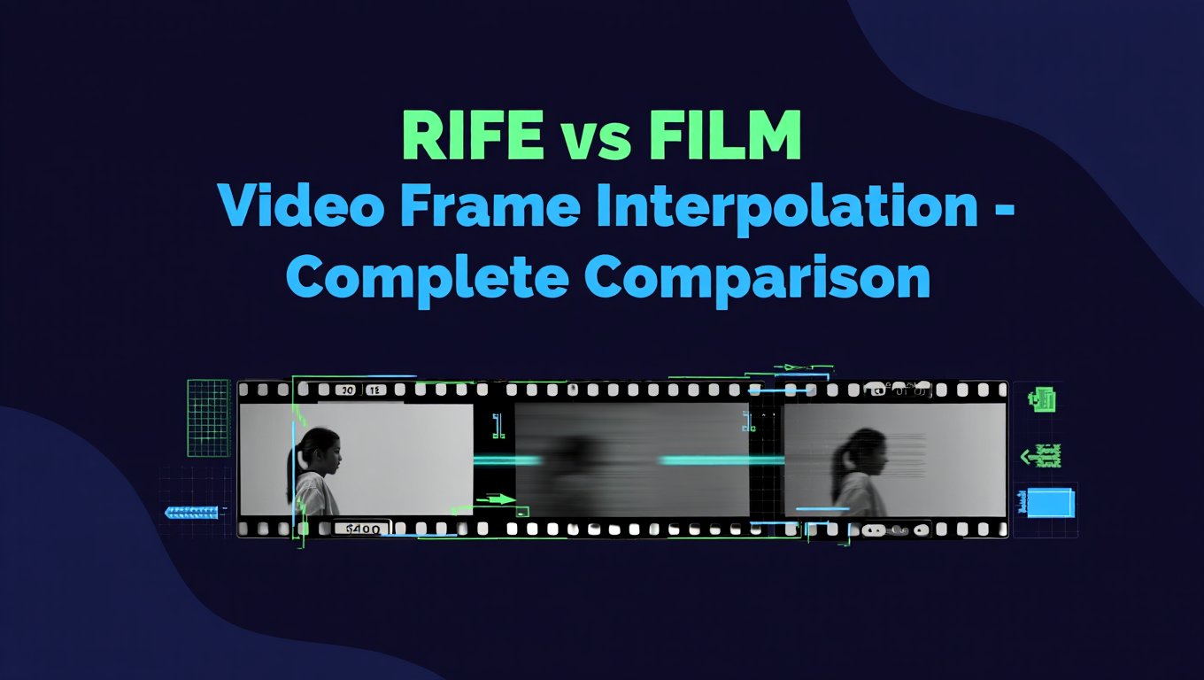 RIFE vs FILM Video Frame Interpolation - Complete Comparison - Tutorial tagged with ComfyUI