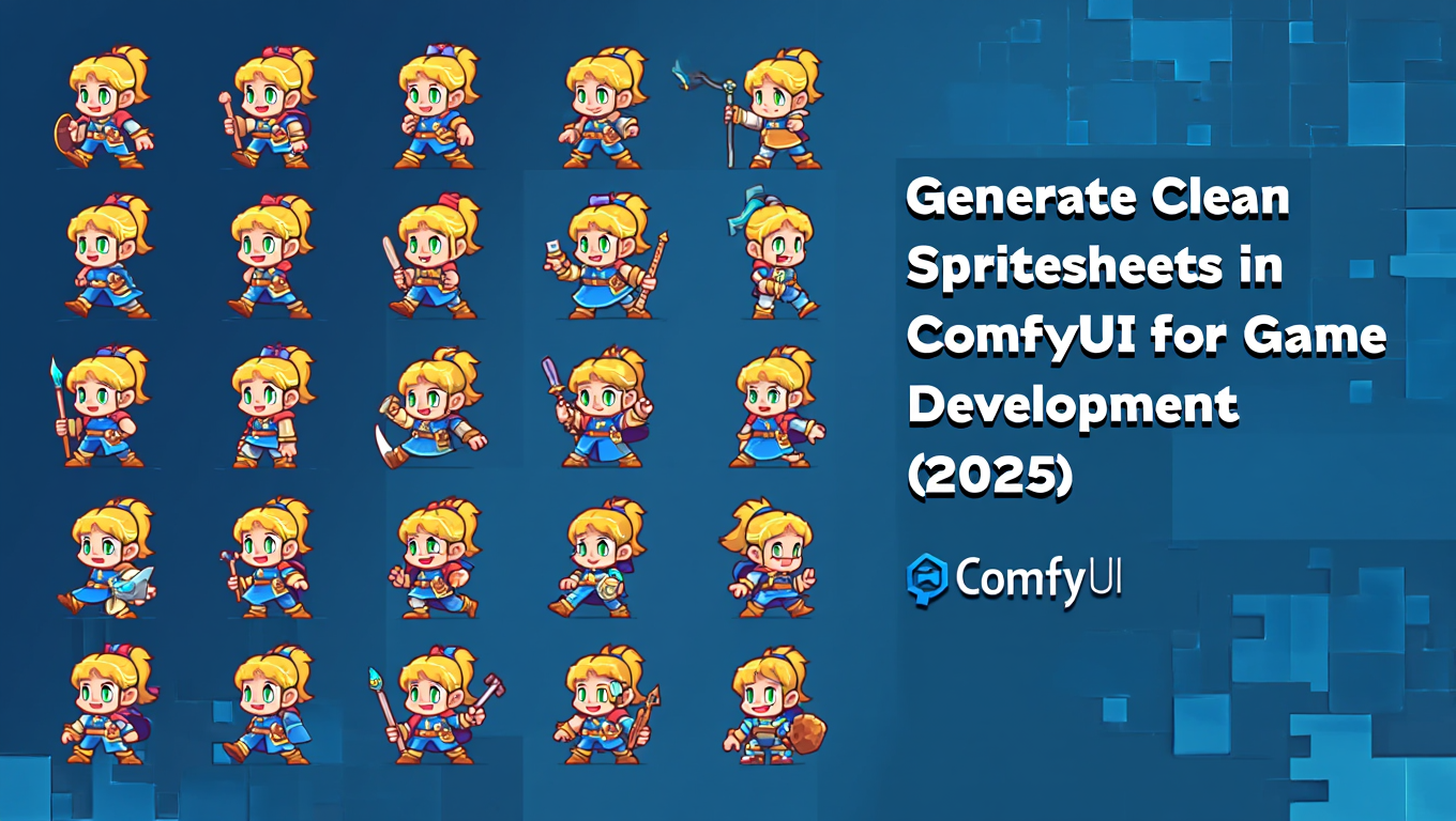 Generate Clean Spritesheets in ComfyUI for Game Development (2025) - comfyui category tutorial
