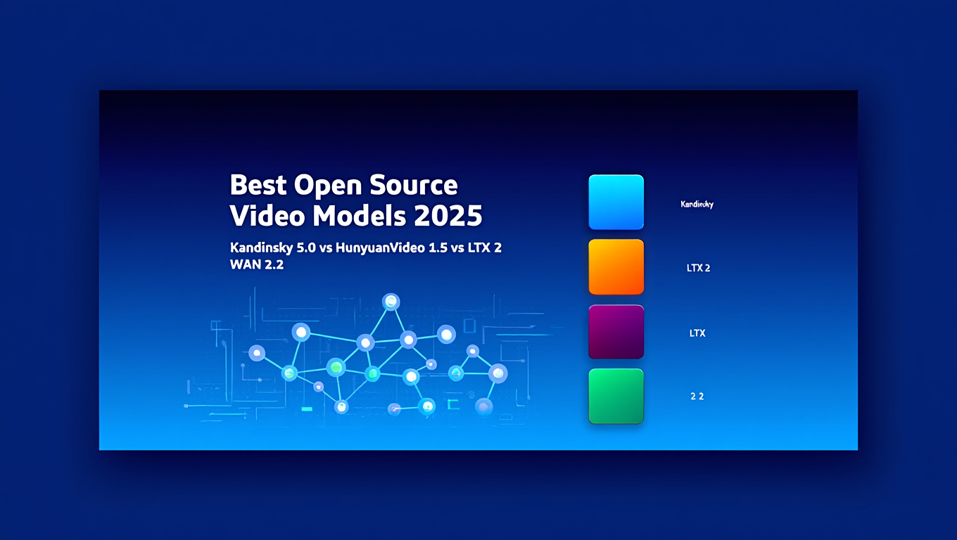 Best Open Source Video Models 2025: Kandinsky 5.0 vs HunyuanVideo 1.5 vs LTX 2 vs WAN 2.2 by Kevin - AI Image Generation tutorial