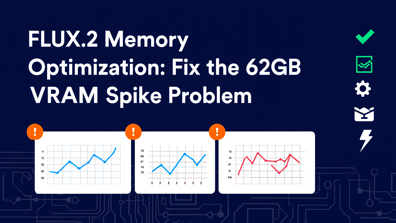 FLUX.2 Memory Optimization: Fix the 62GB VRAM Spike Problem - Tutorial tagged with ComfyUI