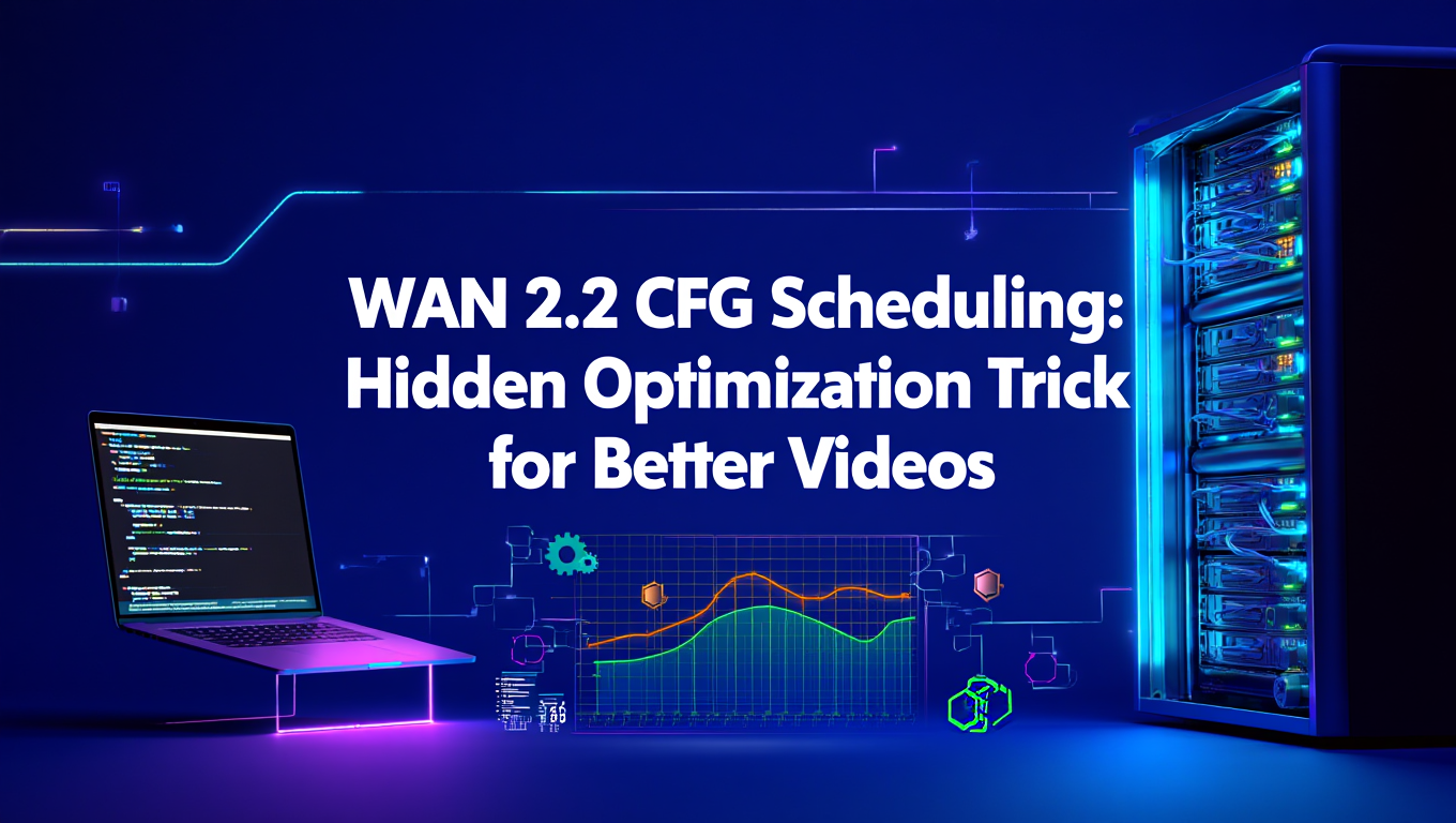 WAN 2.2 CFG Scheduling: Hidden Optimization Trick for Better Videos - Tutorial tagged with ComfyUI