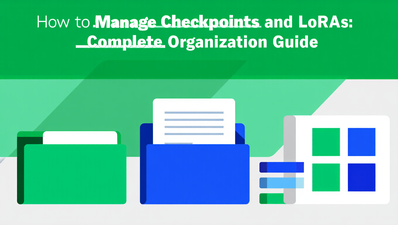 How to Manage Checkpoints and LoRAs: Complete Organization Guide - Tutorial tagged with ComfyUI
