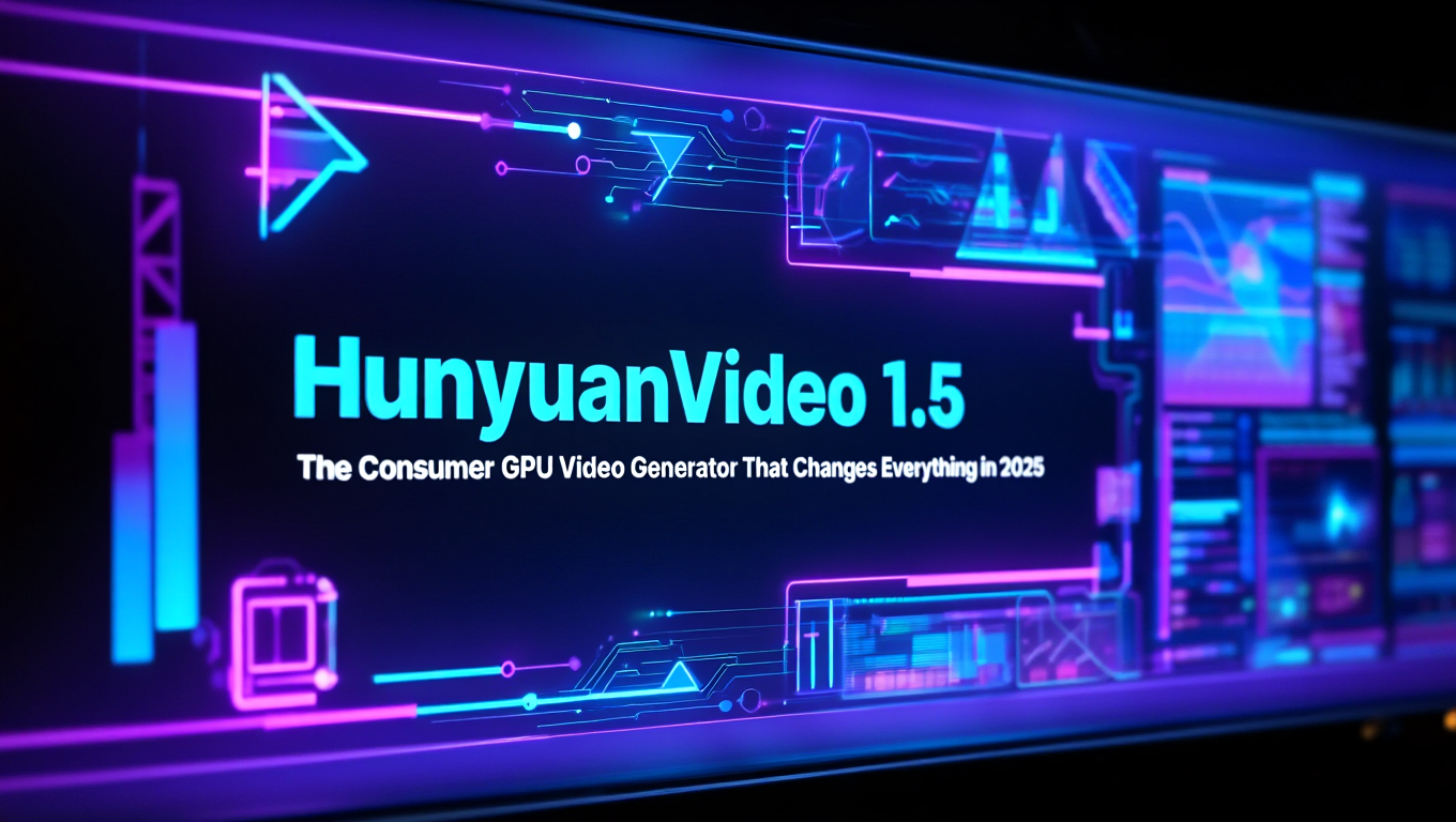HunyuanVideo 1.5: The Consumer GPU Video Generator That Changes Everything in 2025 by Kevin - AI Video Generation tutorial