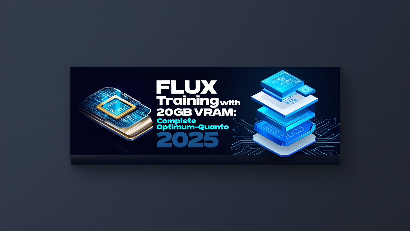 FLUX Training with 20GB VRAM: Complete Optimum-Quanto Guide 2025 by Kevin - AI Image Generation tutorial