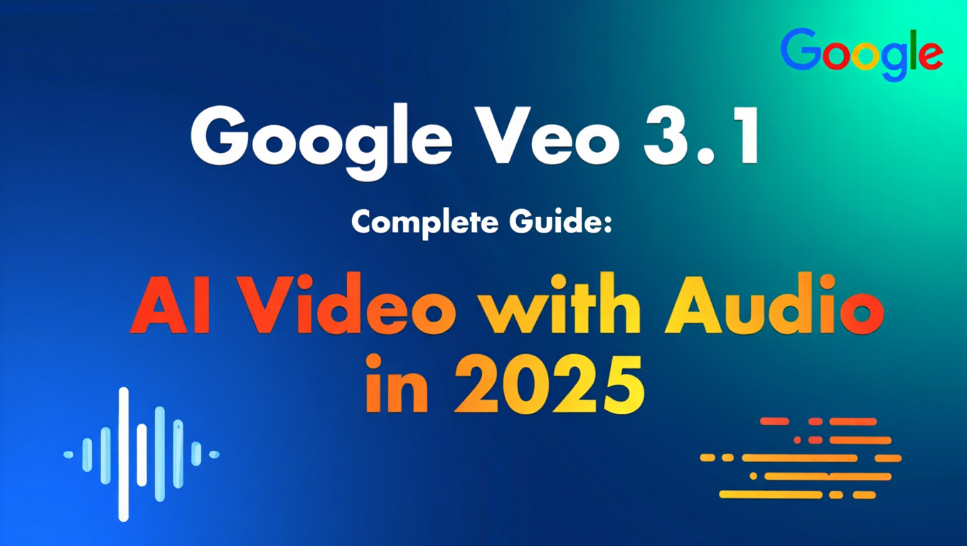 Google Veo 3.1 Complete Guide: AI Video with Audio in 2025 - Tutorial tagged with ai-video-generation
