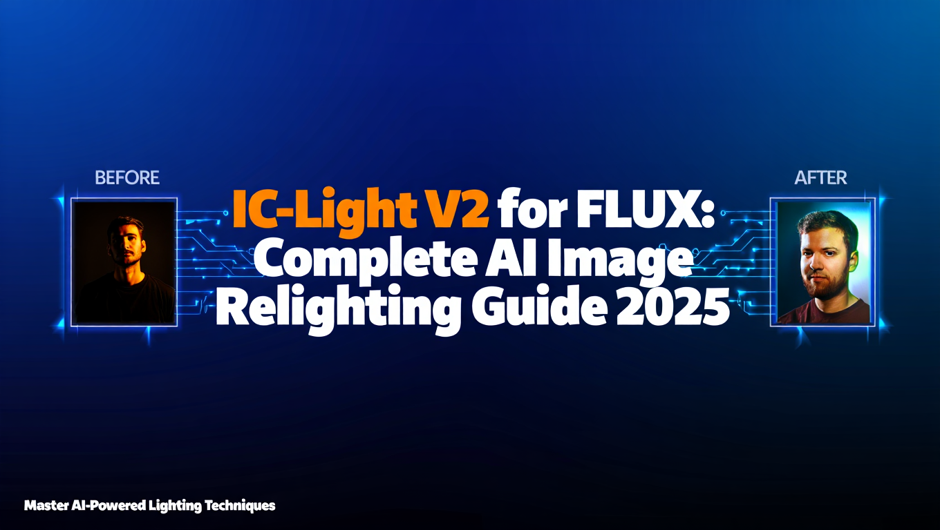 IC-Light V2 for FLUX: Complete AI Image Relighting Guide 2025 - Tutorial tagged with FLUX