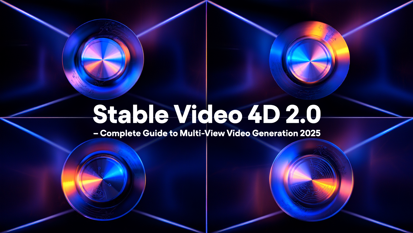 Stable Video 4D 2.0 - Complete Guide to Multi-View Video Generation 2025 by Kevin - AI Video Generation tutorial