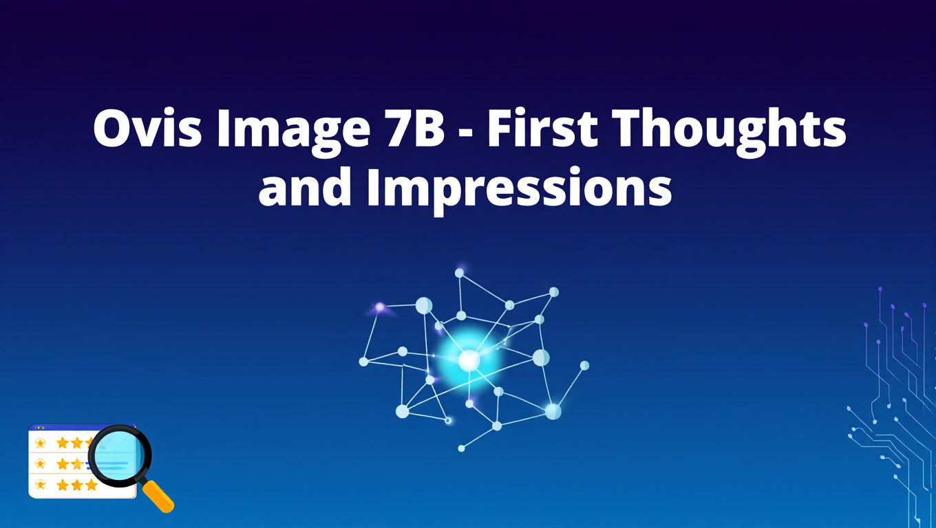 Ovis Image 7B - First Thoughts and Impressions - Tutorial tagged with ai-image-generation