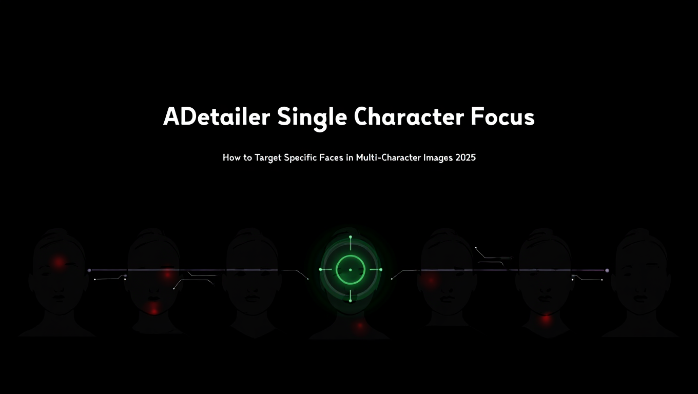 ADetailer Single Character Focus - How to Target Specific Faces in Multi-Character Images 2025