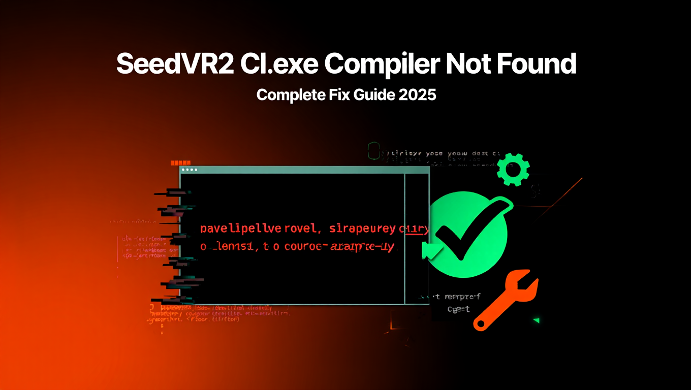 SeedVR2 Cl.exe Compiler Not Found - Complete Fix Guide 2025 - comfyui category tutorial