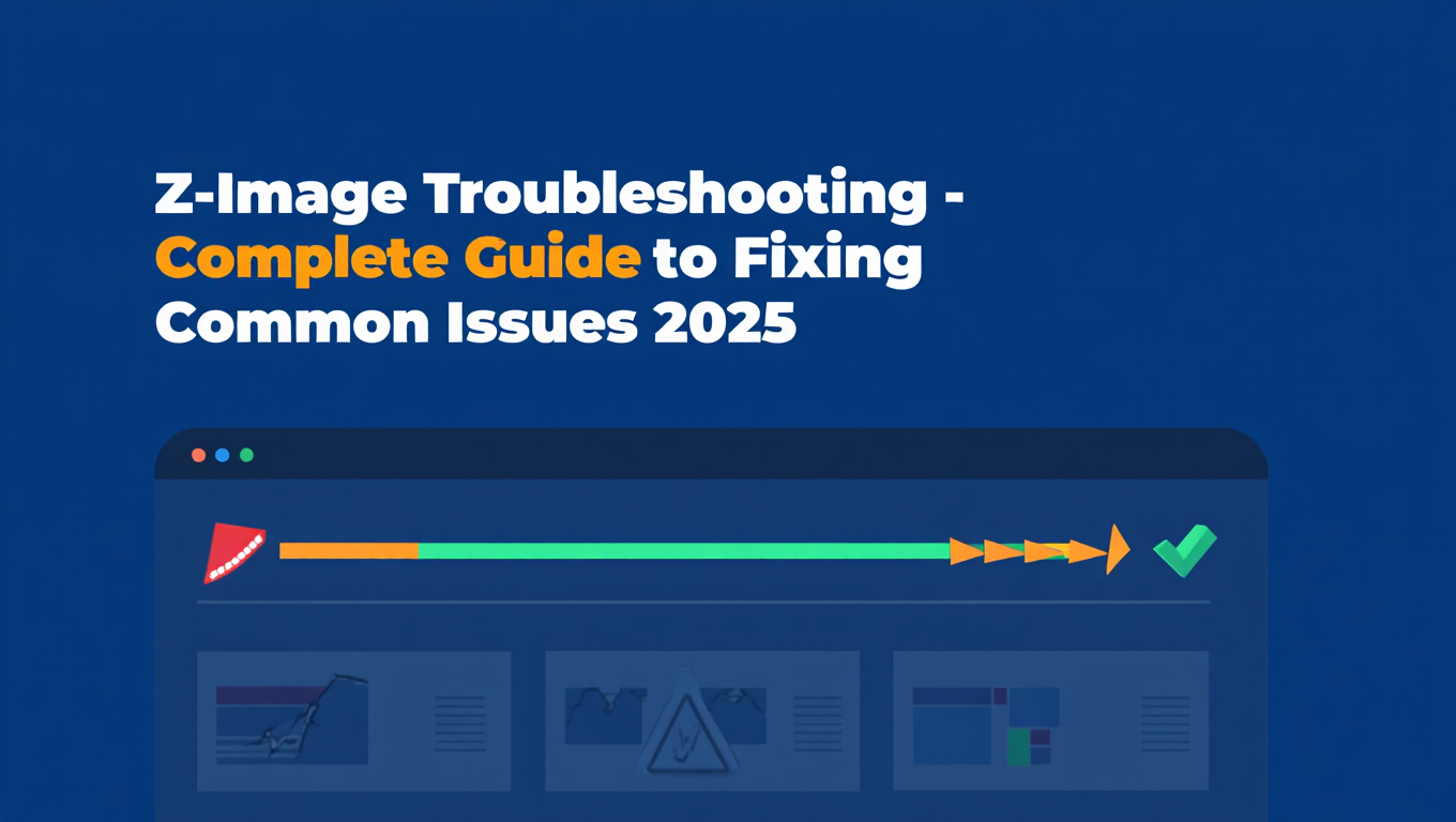 Z-Image Troubleshooting - Complete Guide to Fixing Common Issues 2025 - comfyui category tutorial