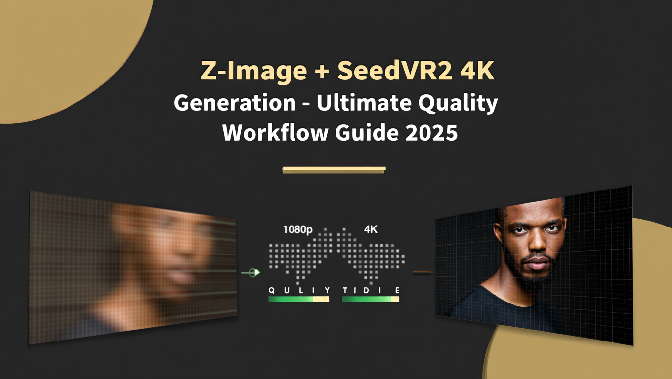 Z-Image + SeedVR2 4K Generation - Ultimate Quality Workflow Guide 2025 - Tutorial tagged with ComfyUI