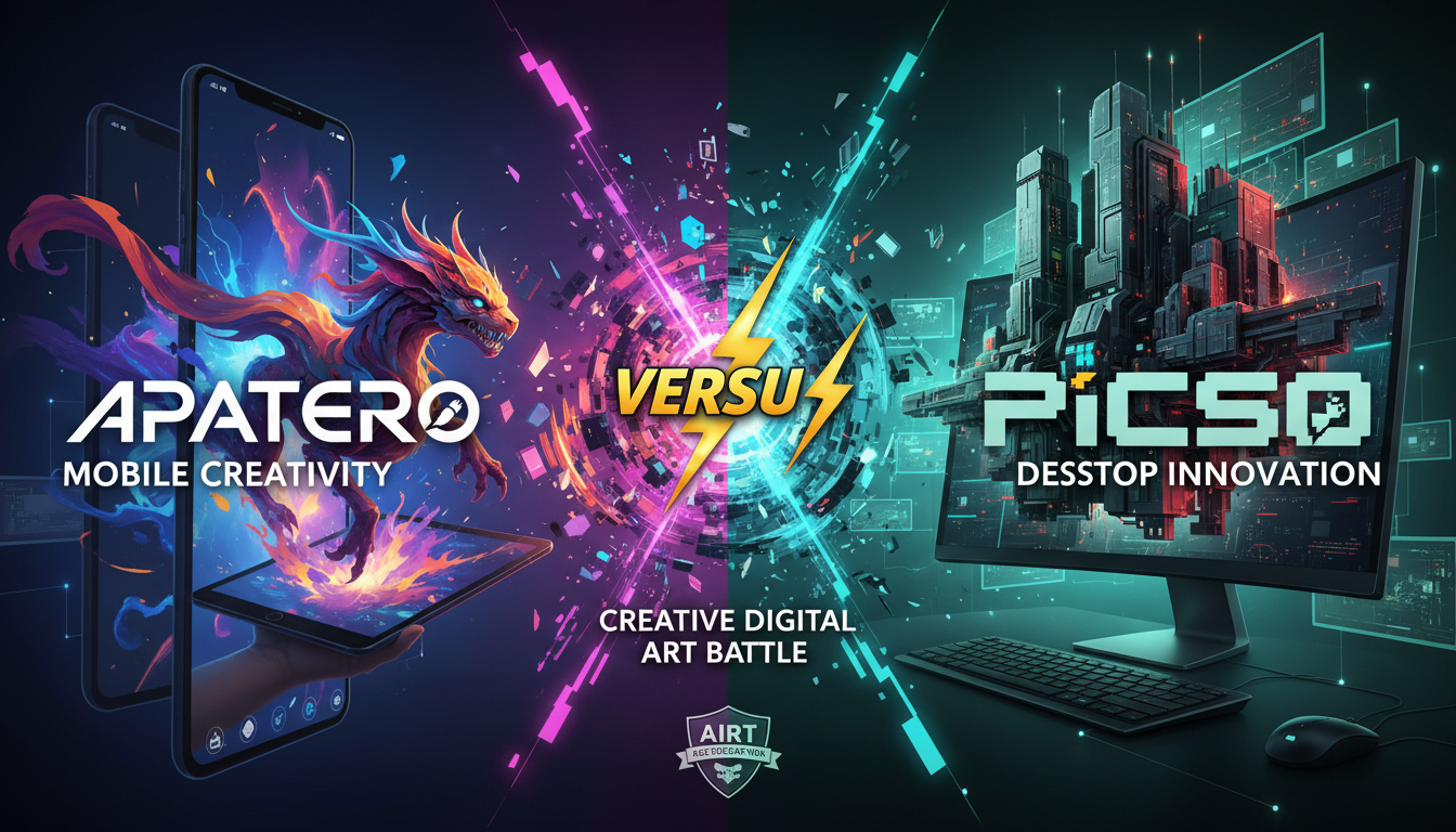 Apatero vs PicSo comparison for AI art generation