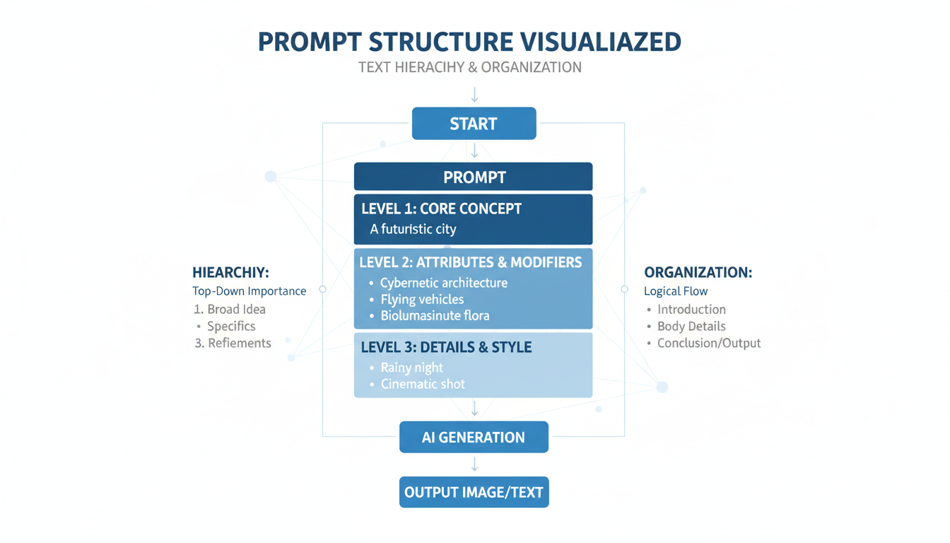 Prompt structure visualization