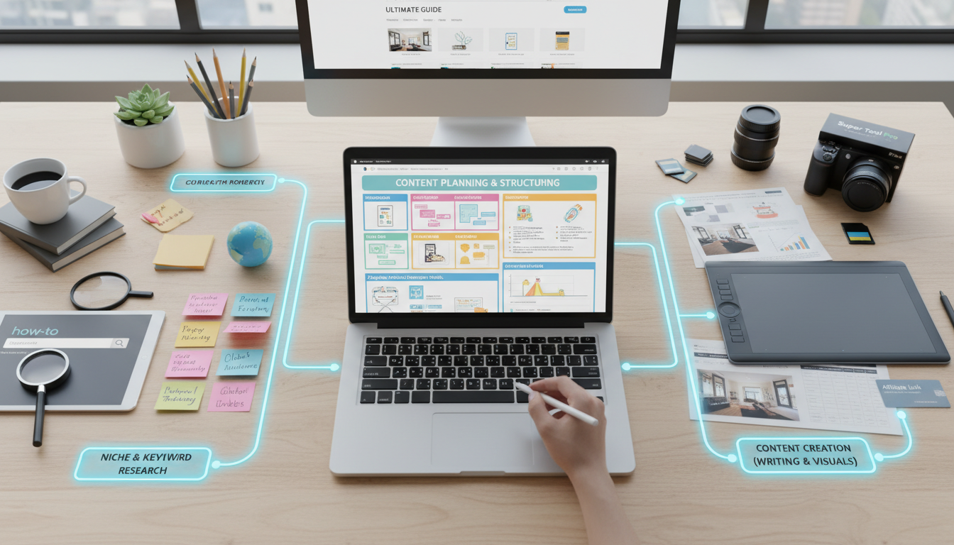 Creating affiliate content