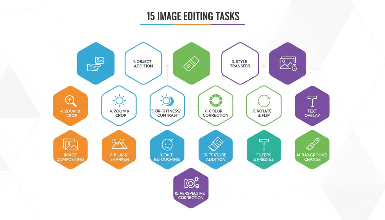 LongCat-Image editing tasks demonstration