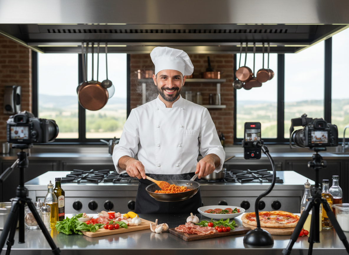 Chef influencer portrait