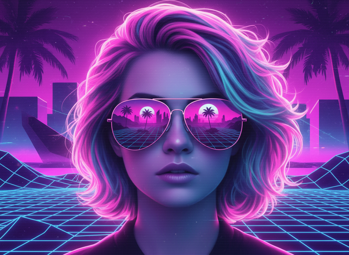 Vaporwave aesthetic