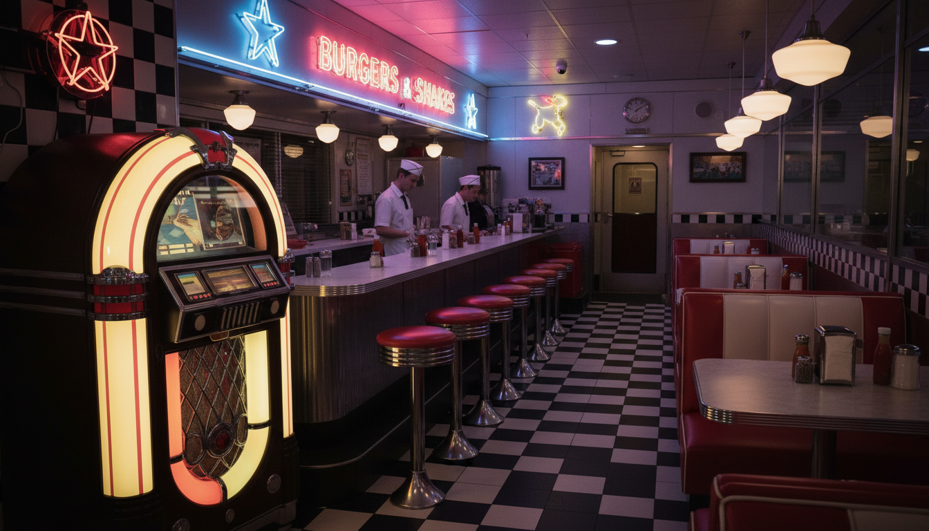 Retro 50s diner