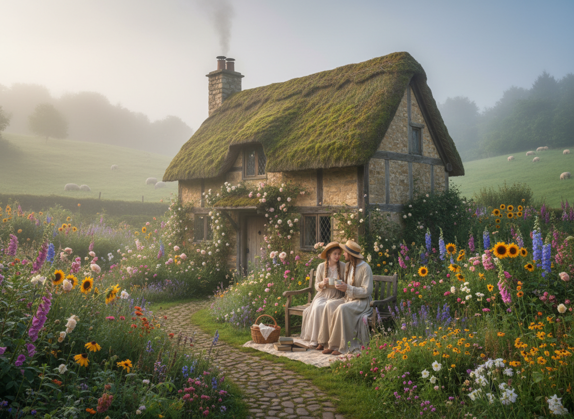 Cottagecore aesthetic